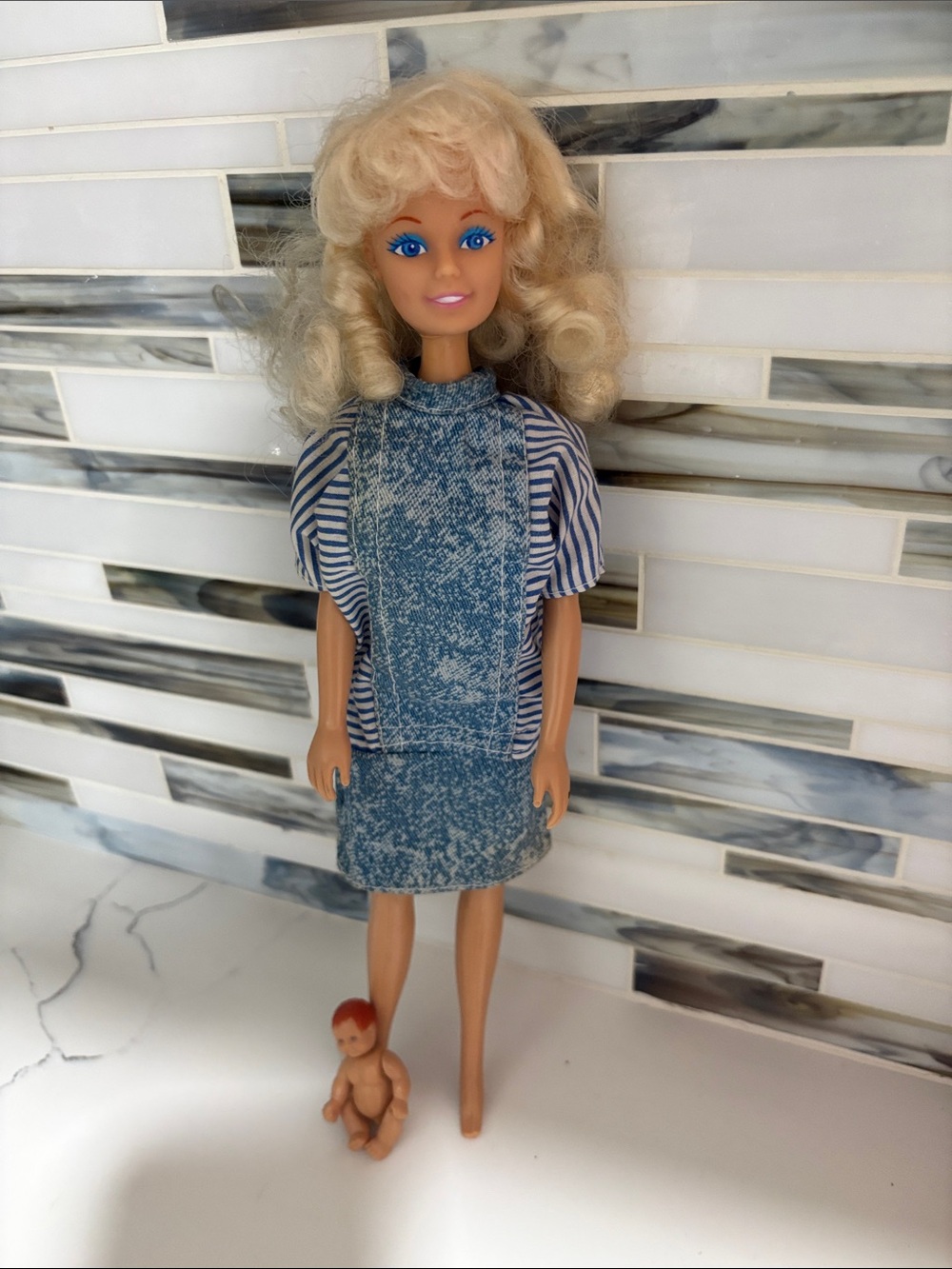 Rare Vintage Judith Mommy to Be Barbie 1991